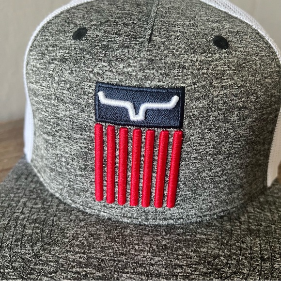 Kimes Ranch Cody Trucker Hat Grey - Picture 2 of 6